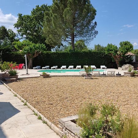 Gites et studios les cigales à Grospierres, piscine partagée, studio murier 2 personnes Exterior foto
